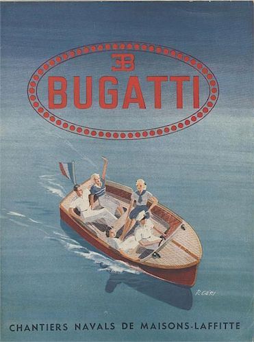 Bugatti You-You Motor Boat sales brochure-1946