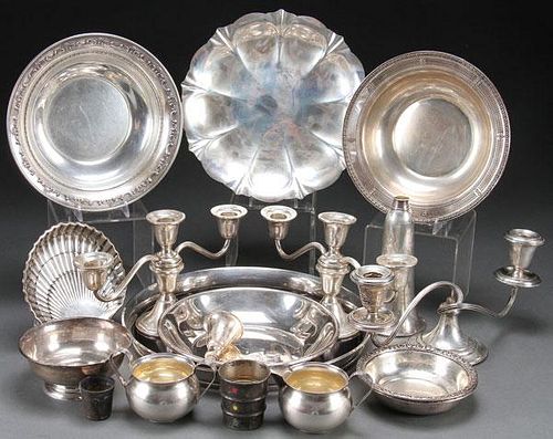 15 PC GROUP OF STERLING SILVER TABLEWARES