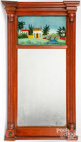 Federal painted mirror, ca. 1820