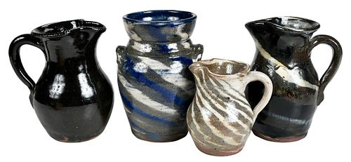 Four Pieces of Burlon Craig Pottery