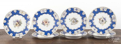 Nine Rosenthal porcelain plates
