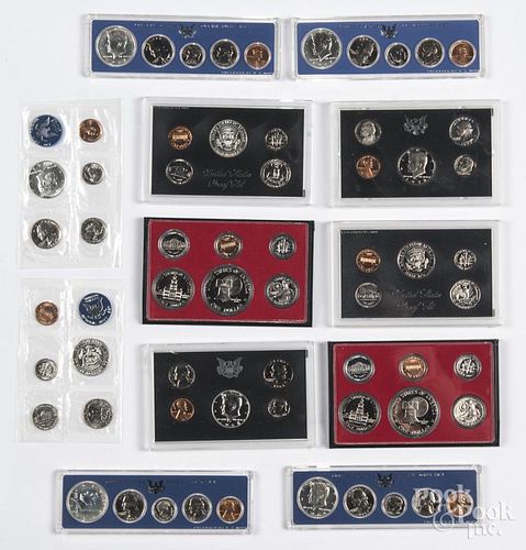 Seven US Proof Sets, years from 1968-1976, together with six Special Mint sets, 1965-1967.