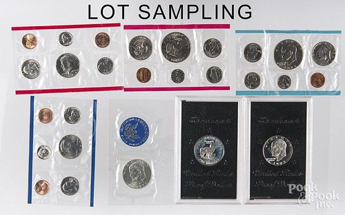 Eighteen US Proof sets, to include 1965-74, 1976-78, 1980-81, 1984-85, and 1992, together with 1971