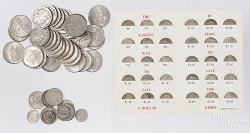 Assorted 90% silver, $22.50 face value.