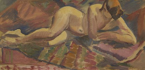 Clement Haupers Female Nude Painting