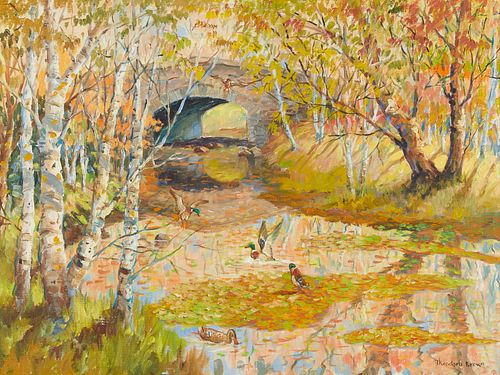 Theodora Brown "Minnehaha Creek" Painting