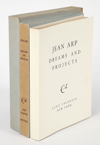 Jean Arp Dreams and Projects Portfolio 28 woodcuts 1952