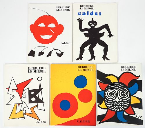 Alexander Calder 5 issues of DLM complete with lithos