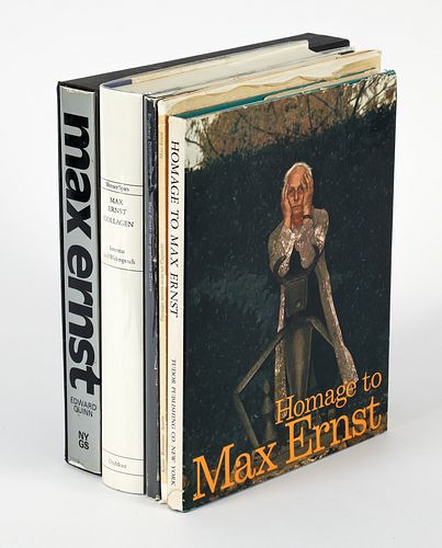 Max Ernst 5 original lithographs bound in books