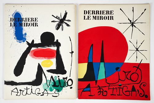 Joan Miro and Artigas 2 issues Derriere le Miroir Lithos