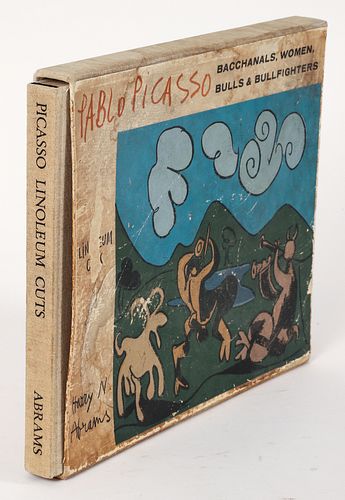 Pablo Picasso Linoleum Cuts 1962 Bacchanals, Women, Bulls and Bullfighters