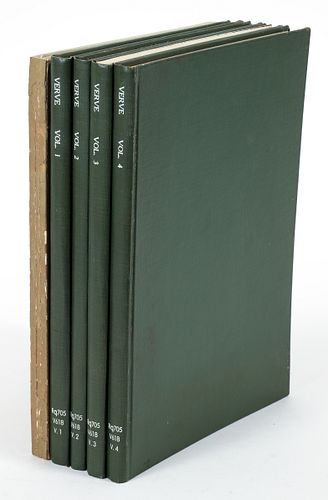 First 4 issues of Verve, lacking covers and lithographs