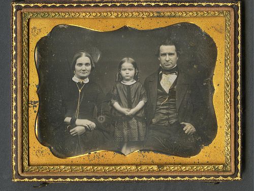 Daguerreotype Photograph Portrait of Family
