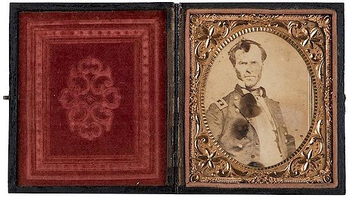 [Civil War] Sherman, William Tecumseh. Tintype Portrait