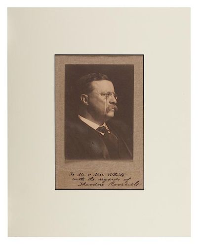Roosevelt, Theodore. Signed photograph