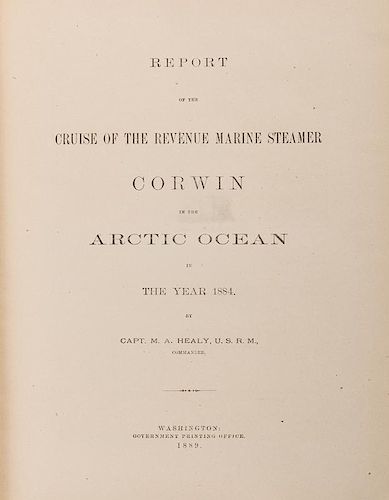 [Arctic] Healy, Capt. M.A. Report of the Cruise of the Revenue Steamer Corwin