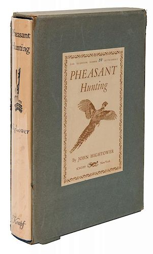 [Hunting. Birds] Hightower, John. Pheasant Hunting.