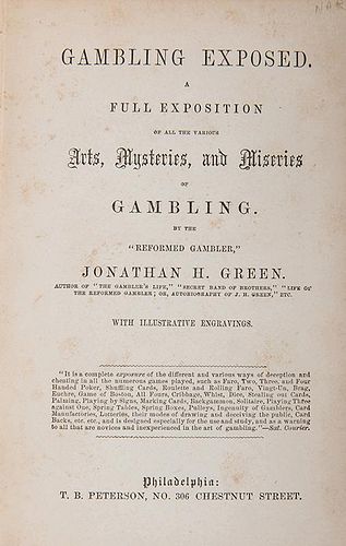 [Gambling] Green, Jonathan H. Gambling Exposed.