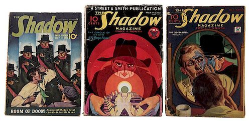 Gibson, Walter. The Shadow. Lot of 20 Pulp Magazines.