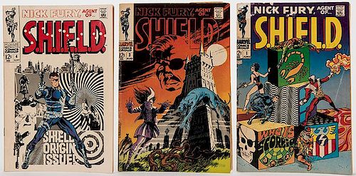 Nick Fury, Agent of S.H.I.E.L.D. / Strange Tales. Lot of 56 Comic Books.