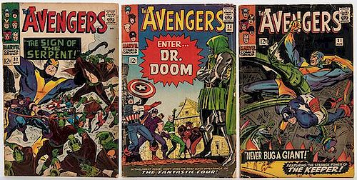 The Avengers. Lot of 45 Comic Books.