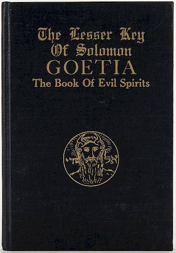 Crowley, Aleister. The Lesser Key of Solomon Goetia. The Book of Evil Spirits