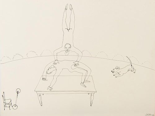 Calder, Alexander. 16 Circus Drawings by Alexander Calder