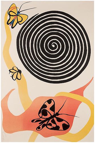 Calder, Alexander. Butterflies and Swirls.