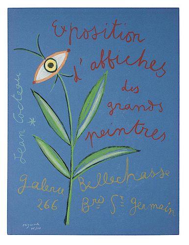 [Exhibition Posters. Cocteau, Jean] Jean Cocteau