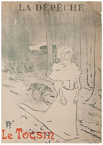 Toulouse-Lautrec, Henri de. Le Tocsin. La Depeche.