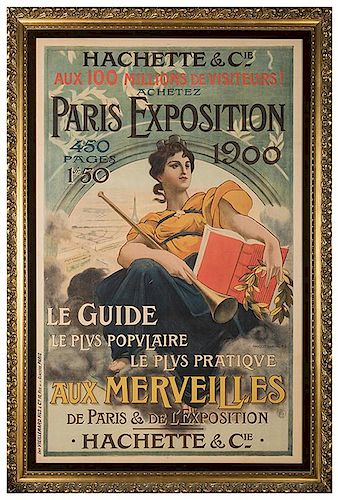 Hachette & Cie aux 100 millions de visiteurs! Achetez Paris Exposition 1900.