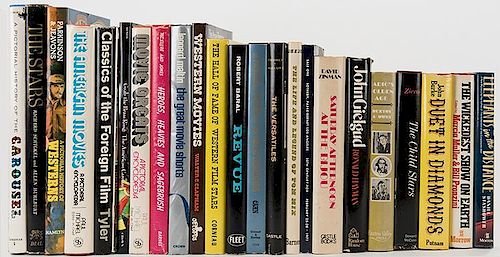 [Film] Collection of Over 100 Books on Hollywood, Film History, and Similar Subjects.
