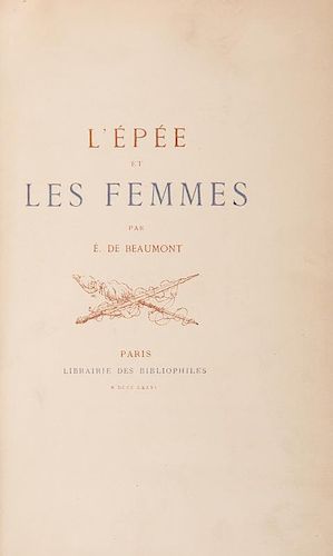 [Costume. French] Beaumont, Ed. D. L'Epee et les femmes.