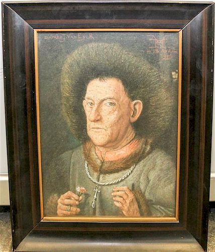 * After Jan van Eyck, (Flemish, 1390-1441), Portrait of a Man, 1916