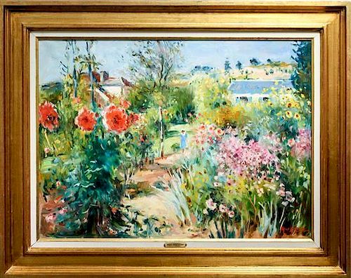 Max Agostini, (French, 1914-1997), Garden