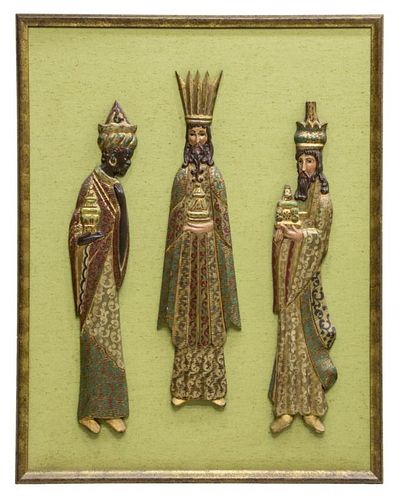 FRAMED DEPICTION OF THE THREE WISE MEN