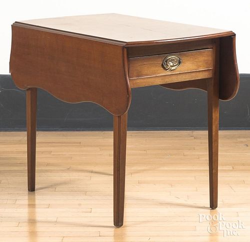 New England cherry Pembroke table, early 19th c.,
