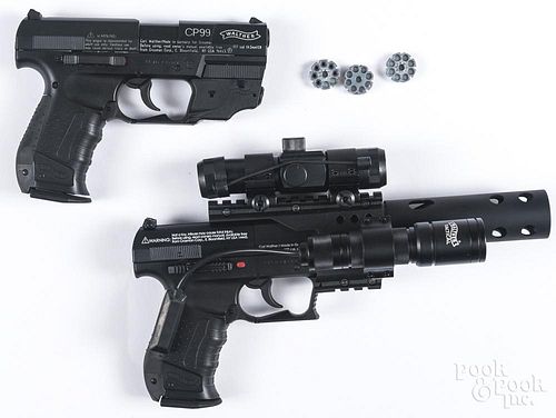 Walther Nighthawk tactical pellet pistol, together