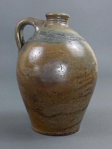 Rare Ovoid stoneware jug