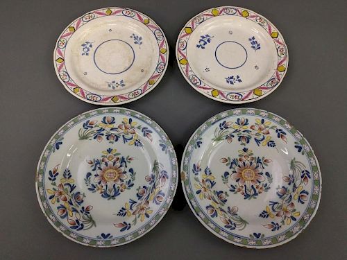 English Delft plates
