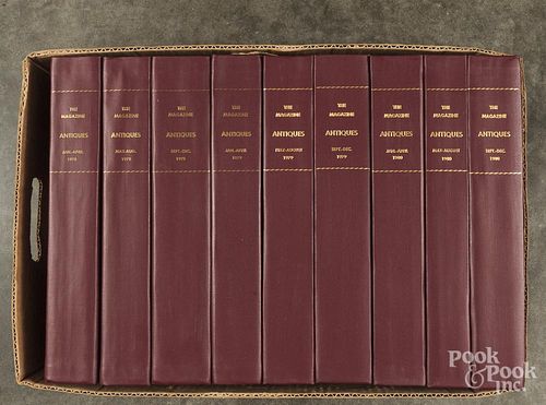 Large group of bound editions of {The Magazine Ant