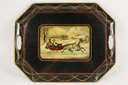 TOLE PAINTED TRAY