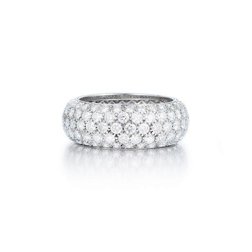 Tiffany & Co. Etoile Five Row Diamond Ring