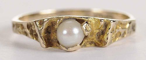 14kt. Pearl Ring