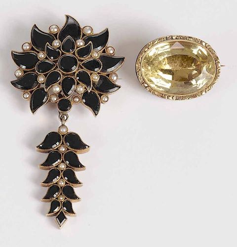Two Antique Brooches