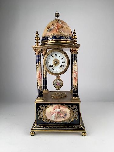 Monumental Royal Vienna clock.