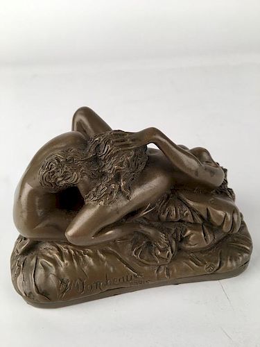 Joseph Maria Thomas Lambeaux erotic bronze of two females