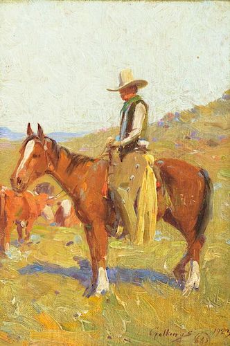 E. WILLIAM GOLLINGS (1878-1932), Day Herder (1923)