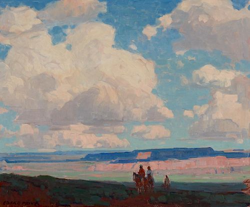 EDGAR PAYNE (1883-1947), Desert Sky