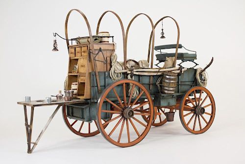 DALE FORD (1934-2015) & BRIAN L. FORD (b. 1968), Collection of Thirteen Hand-Crafted Wagons